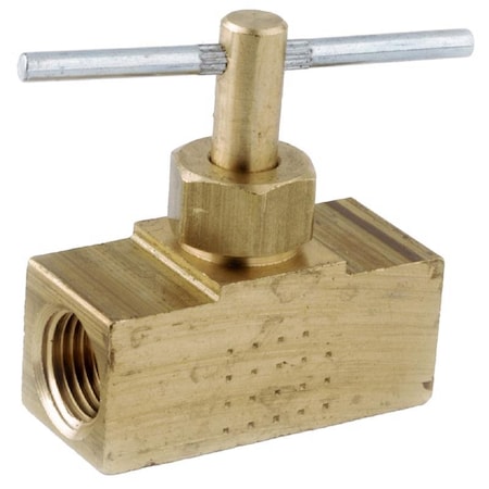 Anderson Metals Anderson Metals 1/4 in. 1/4 in. Brass Needle Valve 759134-04AH